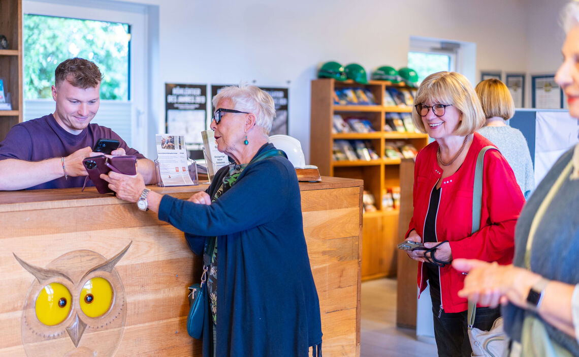 Empfang Wanderinfozentrum